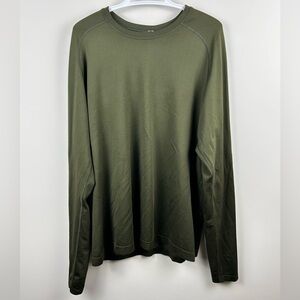 Lululemon Metal Vent Tech Long Sleeve Shirt XL Olive Green